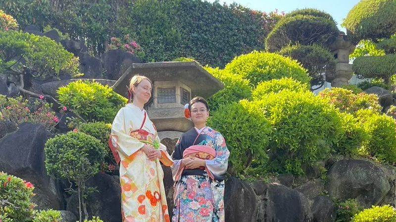四季の移ろいと和の情緒を感じる「お庭」 和装のロケーション撮影に