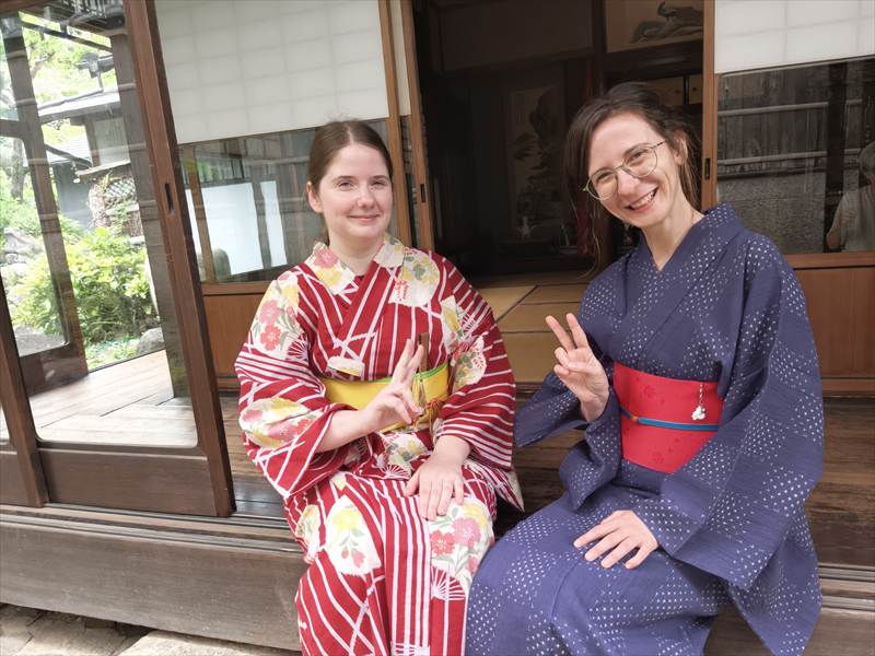 浴衣着付け体験・プランのご案内